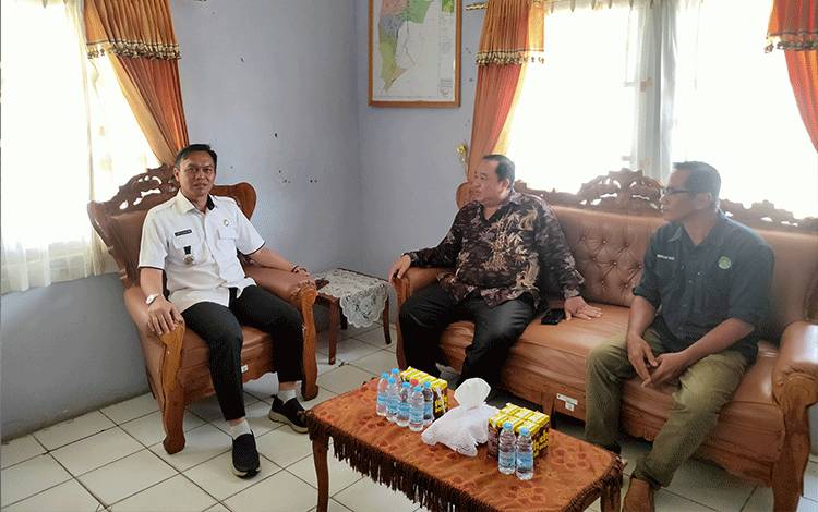PDAM Tirta Barito Buntok Sambangi Camat GBA Koordinasikan Penyaluran Air Bersih