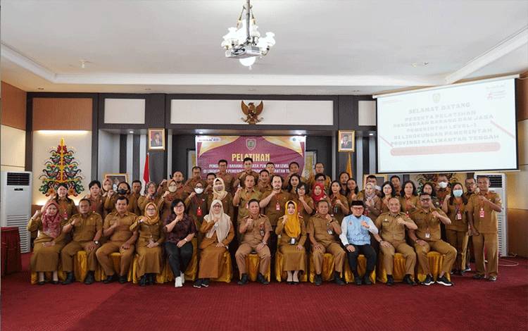 Pemprov Kalteng Beri Pelatihan Pengadaan Barang/Jasa