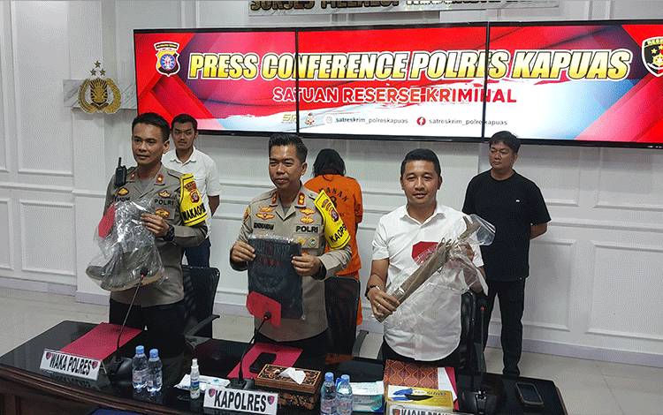 Polres Kapuas Tangkap Pelaku Pembunuhan Pasutri