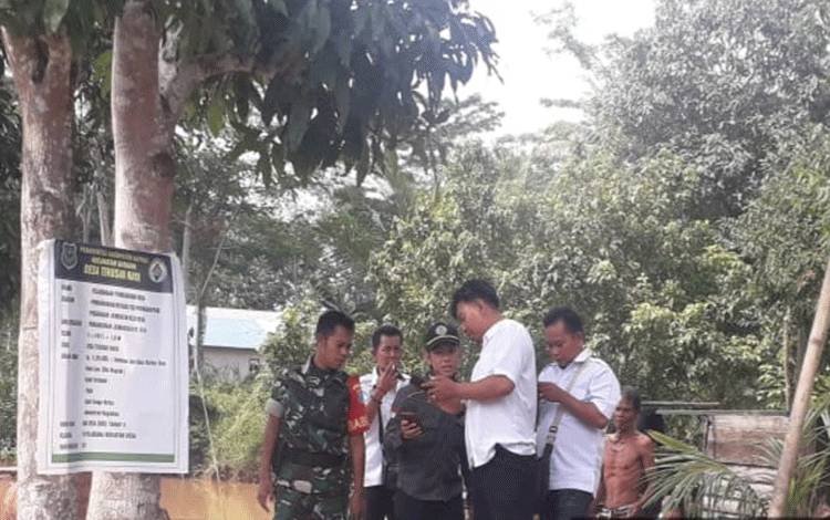 Tim Kecamatan Bataguh Lakukan Monev ke Desa Terusan Raya, Ini Tujuannya