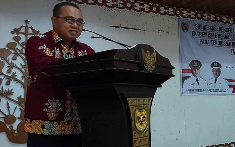 Badan Kesbangpol Kalteng Tekan Tindak Terorisme Melalui Sosialisasi