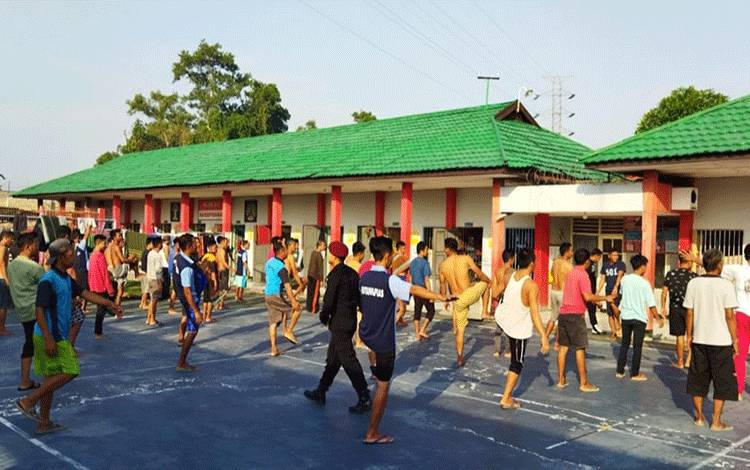 Pembinaan Rutan Kapuas untuk WBP Terus Ditingkatkan dengan Senam Rutin?