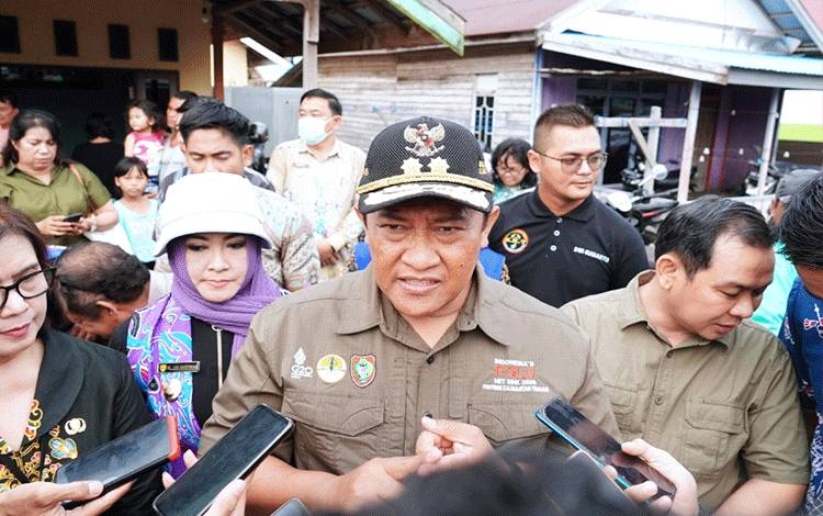 Pemprov Kalteng Inventarisir Kondisi Kebakaran Kompleks Mendawai