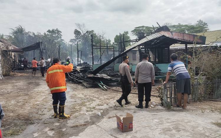 Penyebab Kebakaran Rumah di Sampit Diduga Korsleting Listrik