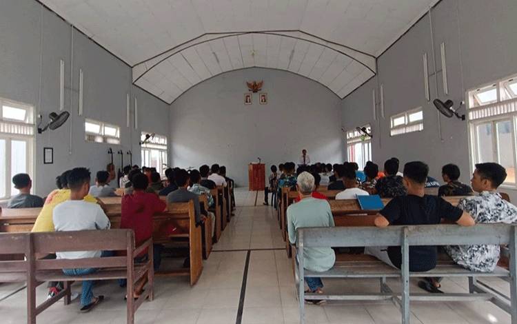 Rutan Kapuas Rutin Gelar Ibadah Mingguan Bagi WBP Beragama Nasrani?