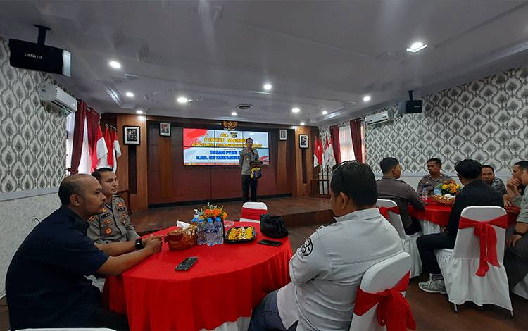 Polres Kobar Perkuat Sinergi Dengan PWI
