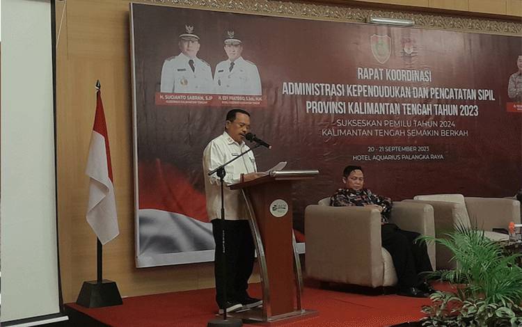 Sekda Kalteng Sebut Digitalisasi Berperan Penting dalam Kependudukan