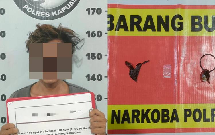 Tertangkap Tangan Miliki Sabu, Pria Ini Diamankan Satresnarkoba Polres Kapuas