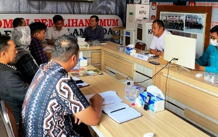 KPU Lamandau Seleksi Bank Penampung dan Penyalur Dana Pilkada