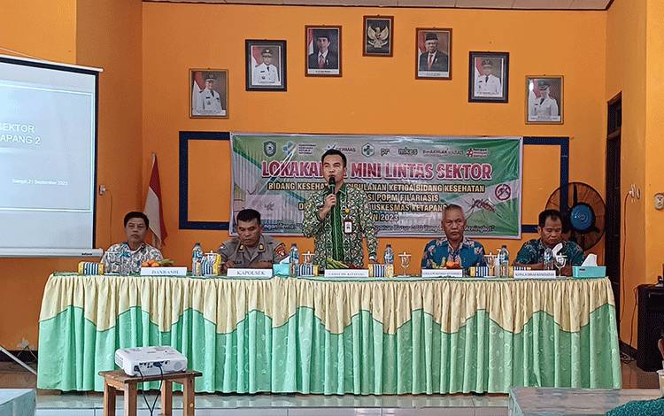 Buka Lokakarya Mini Lintas Sektor Puskesmas Ketapang 2, ini Pesan Camat MB Ketapang