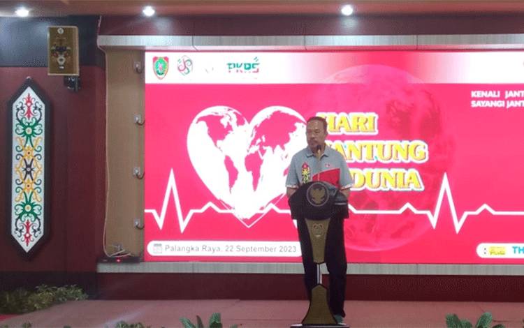 Sekda Kalteng Imbau Lakukan Pola Hidup Sehat Demi Terhindar Dari Penyakit Jantung
