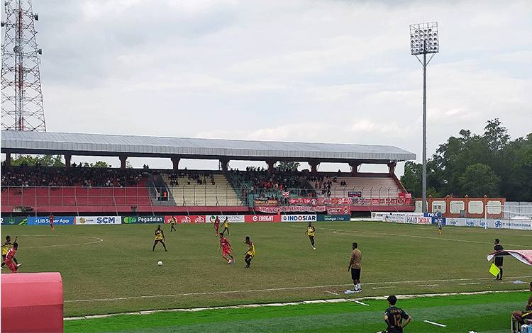 Kalteng Putra Tutup Babak Pertama 1-0 Vs Persewar Waropen