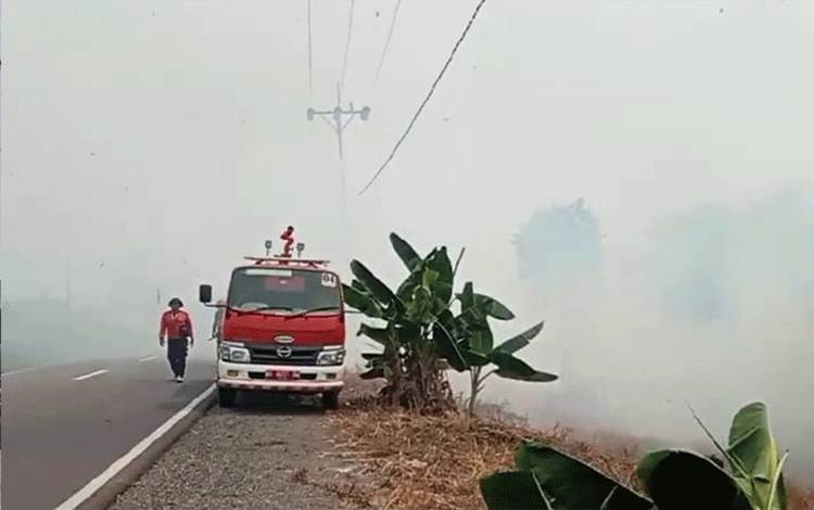 Satgas Kapuas Dikerahkan Lakukan Pemadaman Karhutla di Tiga Desa