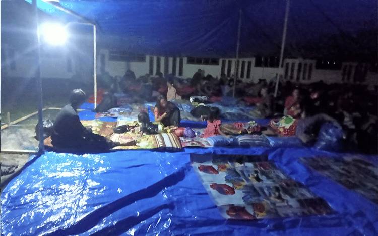 Karyawan PT HMBP 1 Diungsikan di 16 Titik Lokasi, Total Pengungsi Lebih 1000 Jiwa
