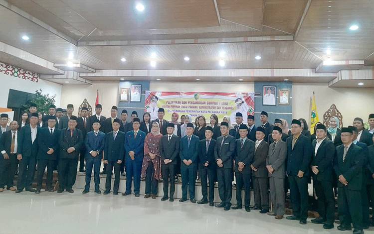 Ini 7 Nama Kepala Dinas Baru di Pemko Palangka Raya yang Dilantik Fairid di Menit Terakhir Masa Jabatannya