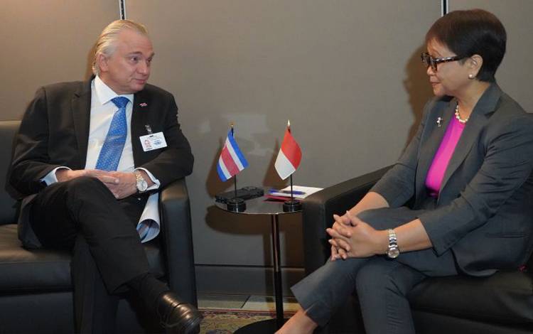 Menlu RI Undang Kosta Rika Jalin Hubungan Dekat dengan ASEAN