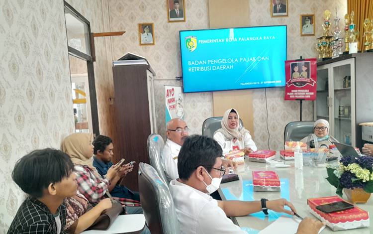 BPPRD Kota Palangka Raya Lakukan Pertemuan dengan Insan Pers