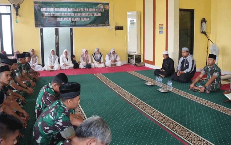 Kodim 1011 Kuala Kapuas Gelar Peringatan Maulid Nabi Muhammad