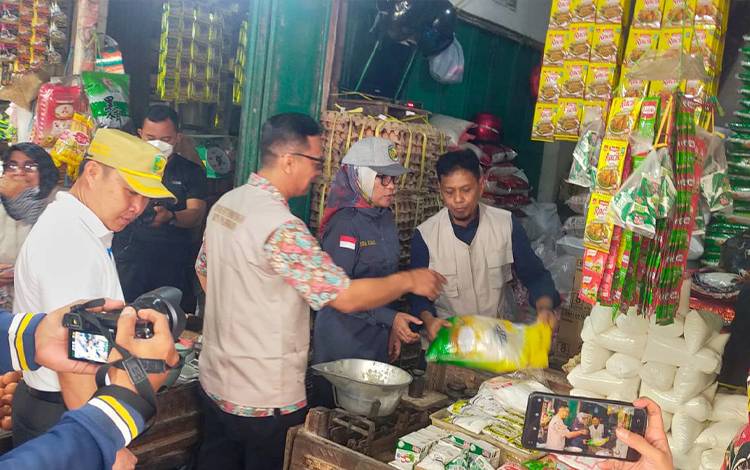 Pj Wali Kota Palangka Raya Sidak Pasar