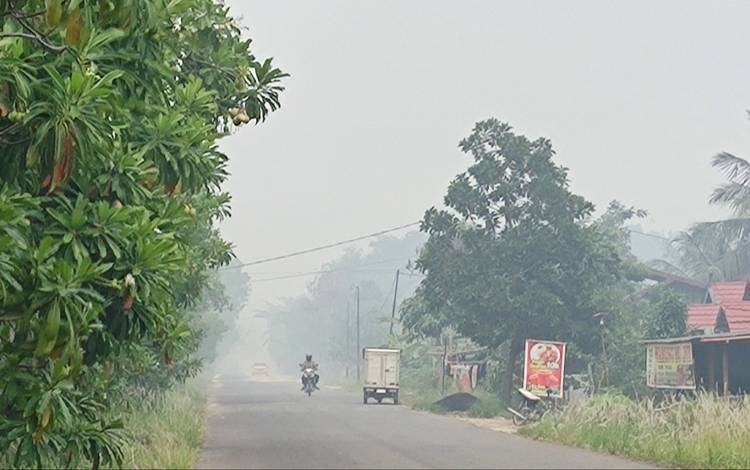 Jam Kerja ASN Kalteng Diubah Akibat Asap Karhutla