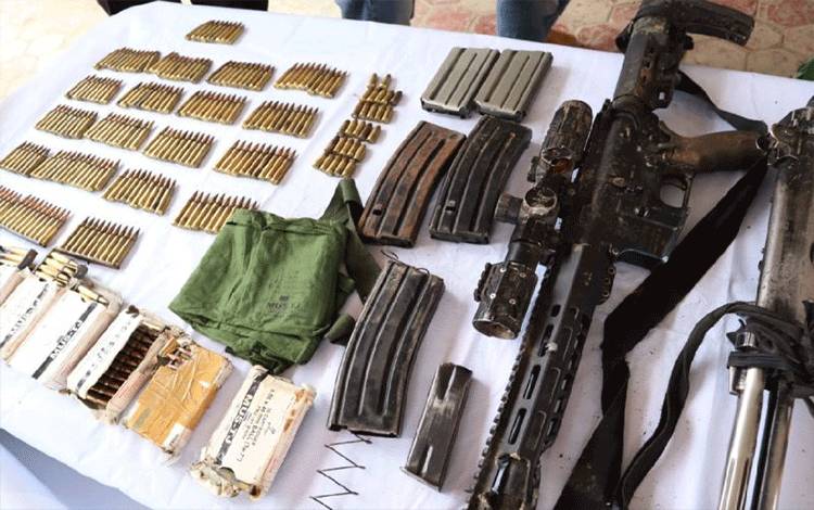 Satgas Damai Cartenz: Senpi Diamankan Dari KKB di Oksibil milik TNI