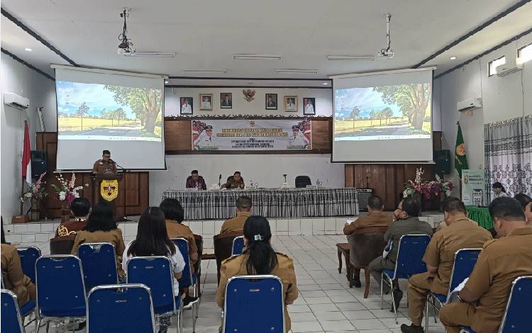Pemkab Gunung Mas Gelar Sinkronisasi Indikator Makro Daerah