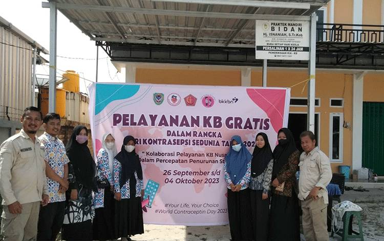 Pelayanan KB Gratis untuk Peringatan Hari Kontrasepsi Sedunia di Kabupaten Seruyan