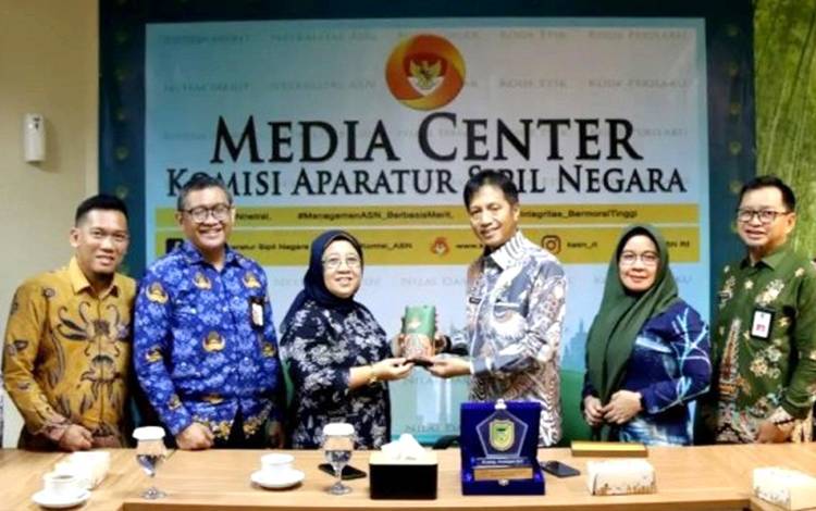 Pj Bupati Lakukan Koordinasi Sistem Merit ASN Barito Utara ke KASN RI