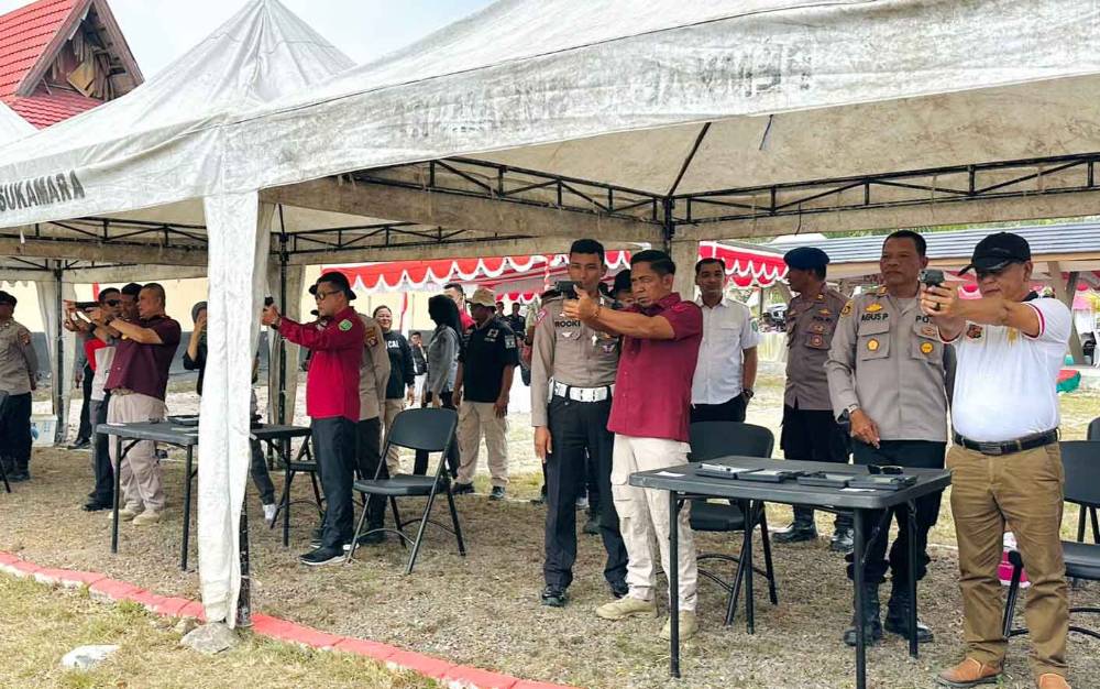 Pelatikan FMD Melalui Kegiatan Menembak untuk Mengembangkan SDM Lapas Sukamara