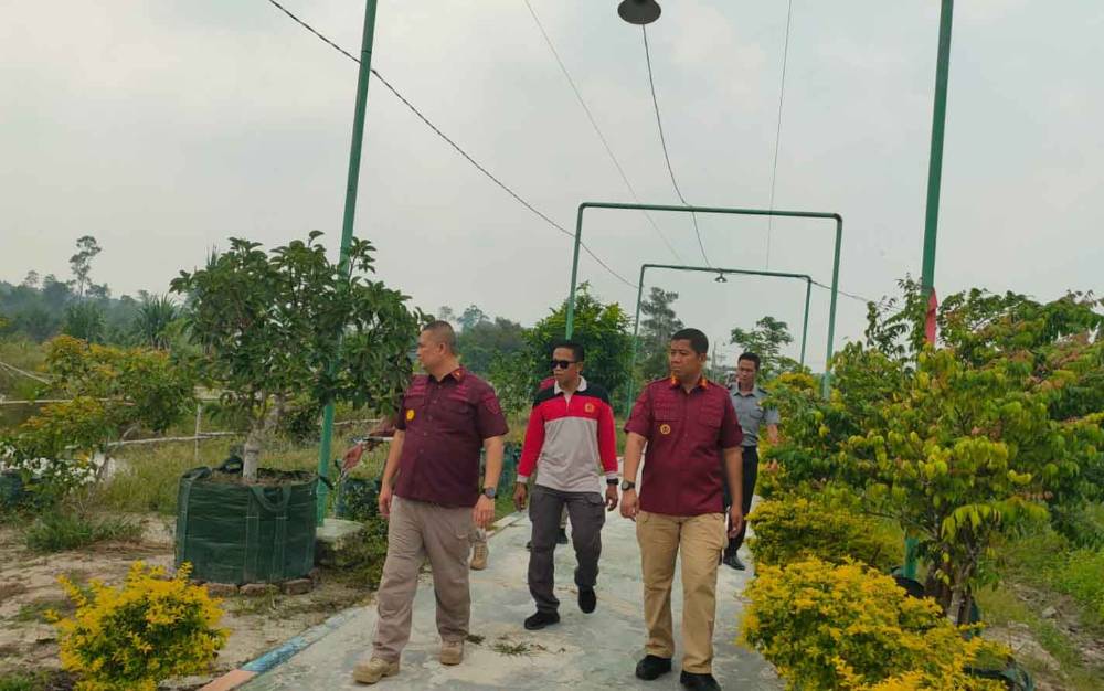 Kakanwil Kemenkum HAM Kateng Monitoring dan Evaluasi Lapas Sukamara