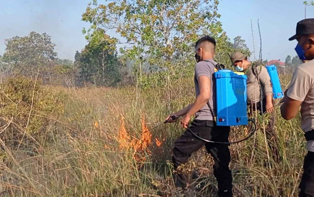 BPBD Sukamara Kekurangan Kekurangan Sarana Prasarana Tangani Karhutla