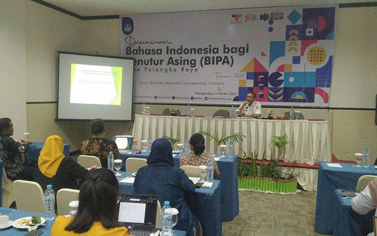 Kepala Balai Bahasa Kalteng Harapkan Ini dari Diseminasi BIPA