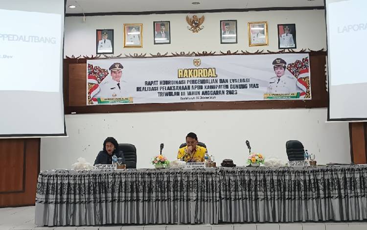 Anggota DPRD Gunung Mas Prihatin Realisasi Belanja Triwulan III Belum Capai Target