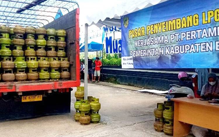 Warga di Muara Teweh Keluhkan Harga Elpiji 3 Kg Mencapai Rp35 Ribu