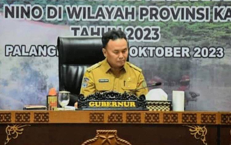Gubernur Kalteng Instruksikan Kepala Daerah Terdampak Karhutla Tetap Berada di Tempat