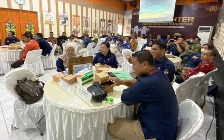 KPU Lamandau Ikuti Rakor Pencermatan DCT Bacaleg  ?