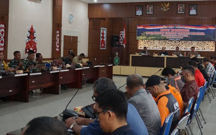 Ini Hasil Rakor Penanganan Tanggap Darurat Bencana Karhutla di Kapuas