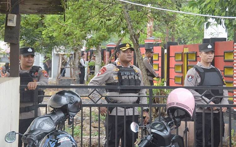 Polres Barito Timur Gelar Simulasi Sistem Pengamanan Markas Komando
