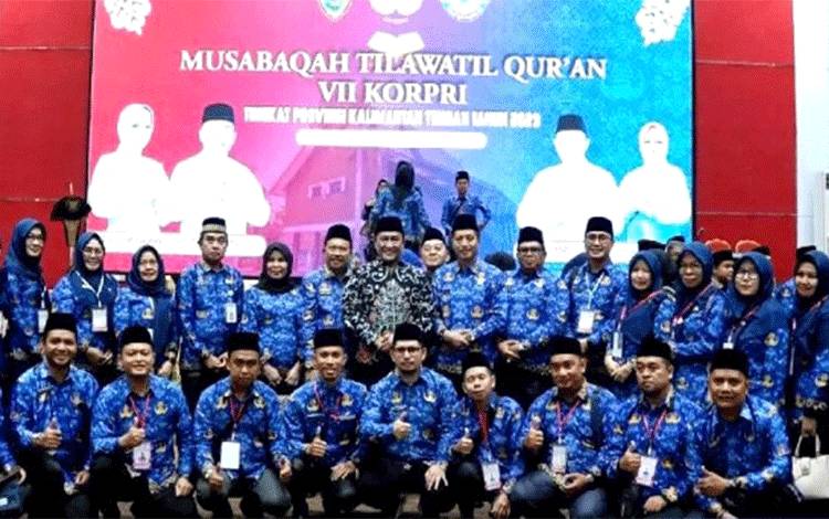 Pj Bupati Barito Utara Hadiri Pembukaan MTQ VII Korpri di Palangka Raya