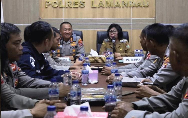 Pj Bupati Lamandau Jalin Sinergitas dengan Forkopimda