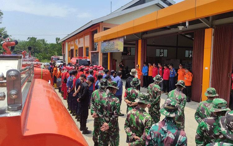 Personel Gabungan Bertugas di Pos Induk dan Pos Lapangan Diharapkan Terus Bersinergi Tangani Karhutla