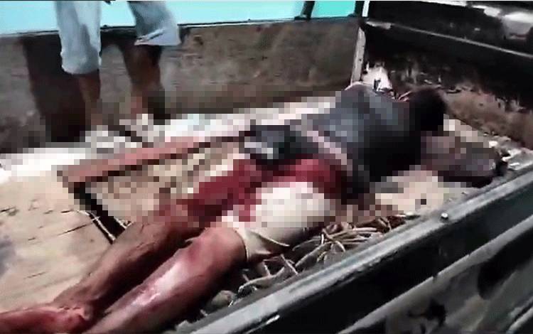 Warga Pangkalan Bun Bersimbah Darah Usai Ditikam di Leher