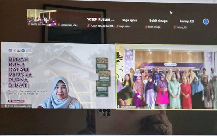 Tiga Poin Penting Buku Pemanenan Hasil Hutan Dibedah Profesor Rahmawaty