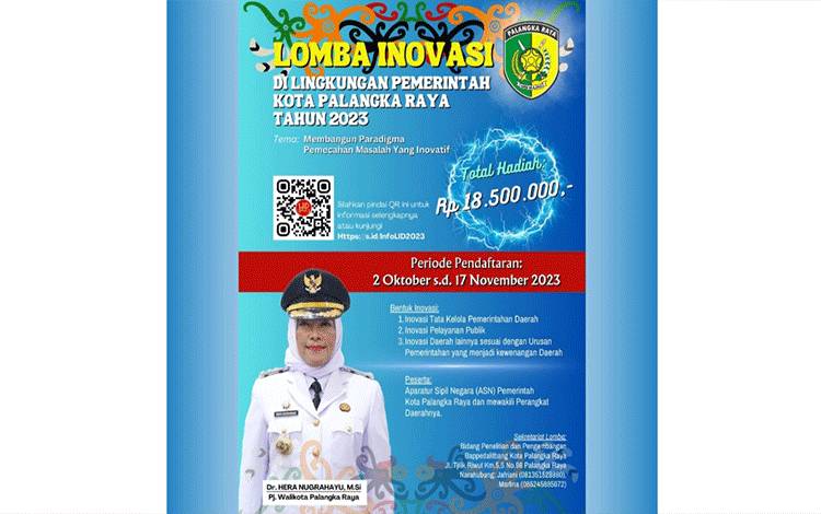 Pemko Palangka Raya Adakan Lomba Inovasi Daerah, Hadiahnya Belasan Juta