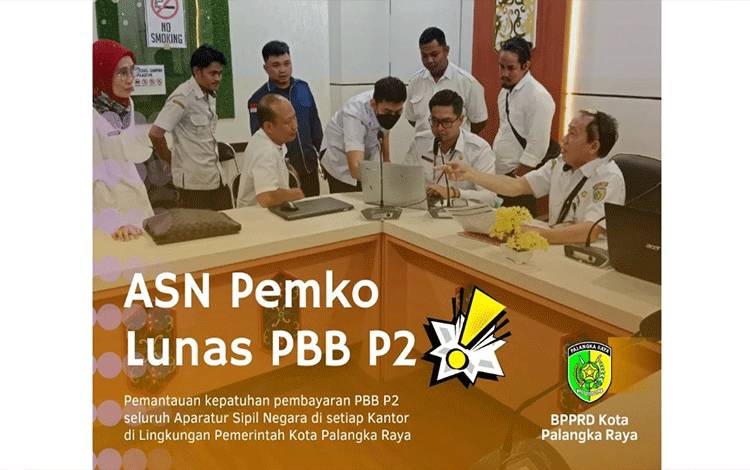 70 Persen ASN Pemko Palangka Raya Taat Bayar Pajak