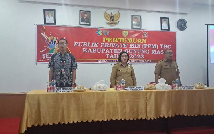Wabup Gunung Mas Ajak Semua Pihak Dukung Upaya Penanggulangan TBC