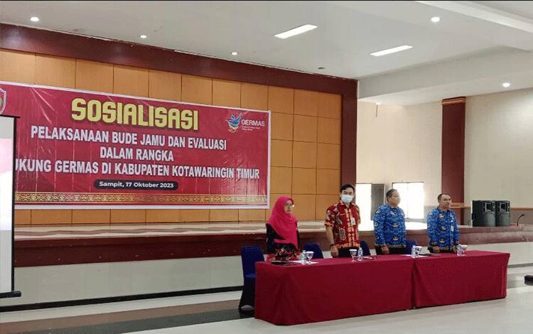 Budayakan Germas, Dinkes Kotim Gelar Sosialisasi Bude Jamu