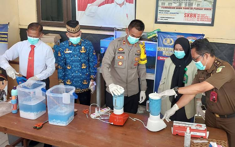 Polres Kapuas Musnahkan 797 Gram Sabu dan Ribuan Butir Obat Terlarang