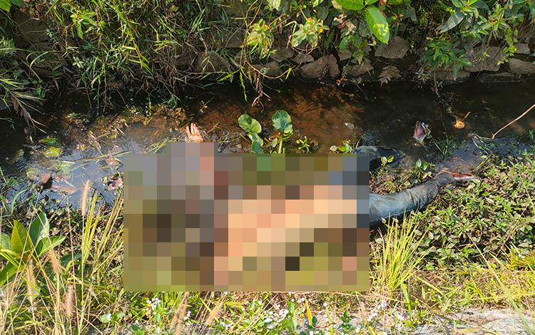 Seorang Pria Belum Diketahui Identitas Ditemukan Tewas