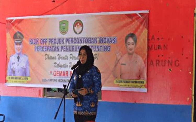 Pj Bupati Pulang Pisau Sebut Pemenuhan Gizi Sehat Melalui Program DASHAT